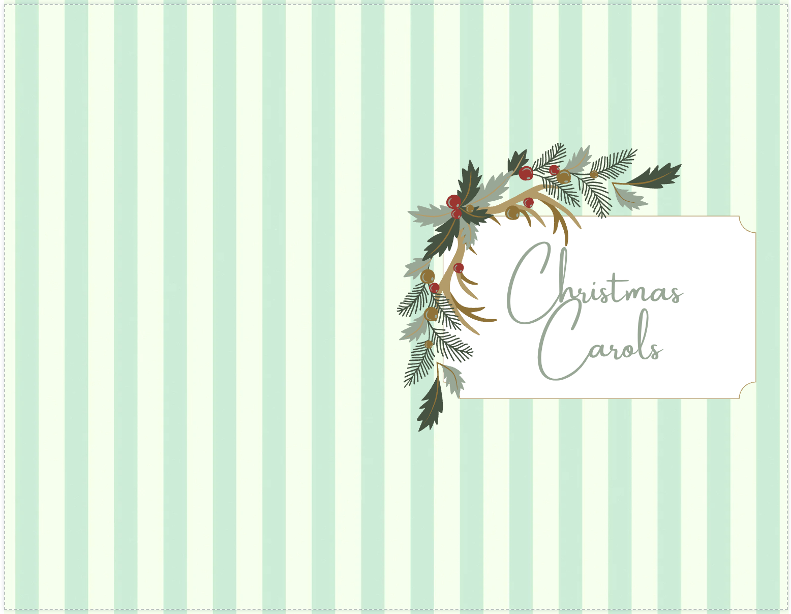 How To Make A Free Caroling Booklet With A Christmas Carols Pdf - within Christmas Carol Books Printable