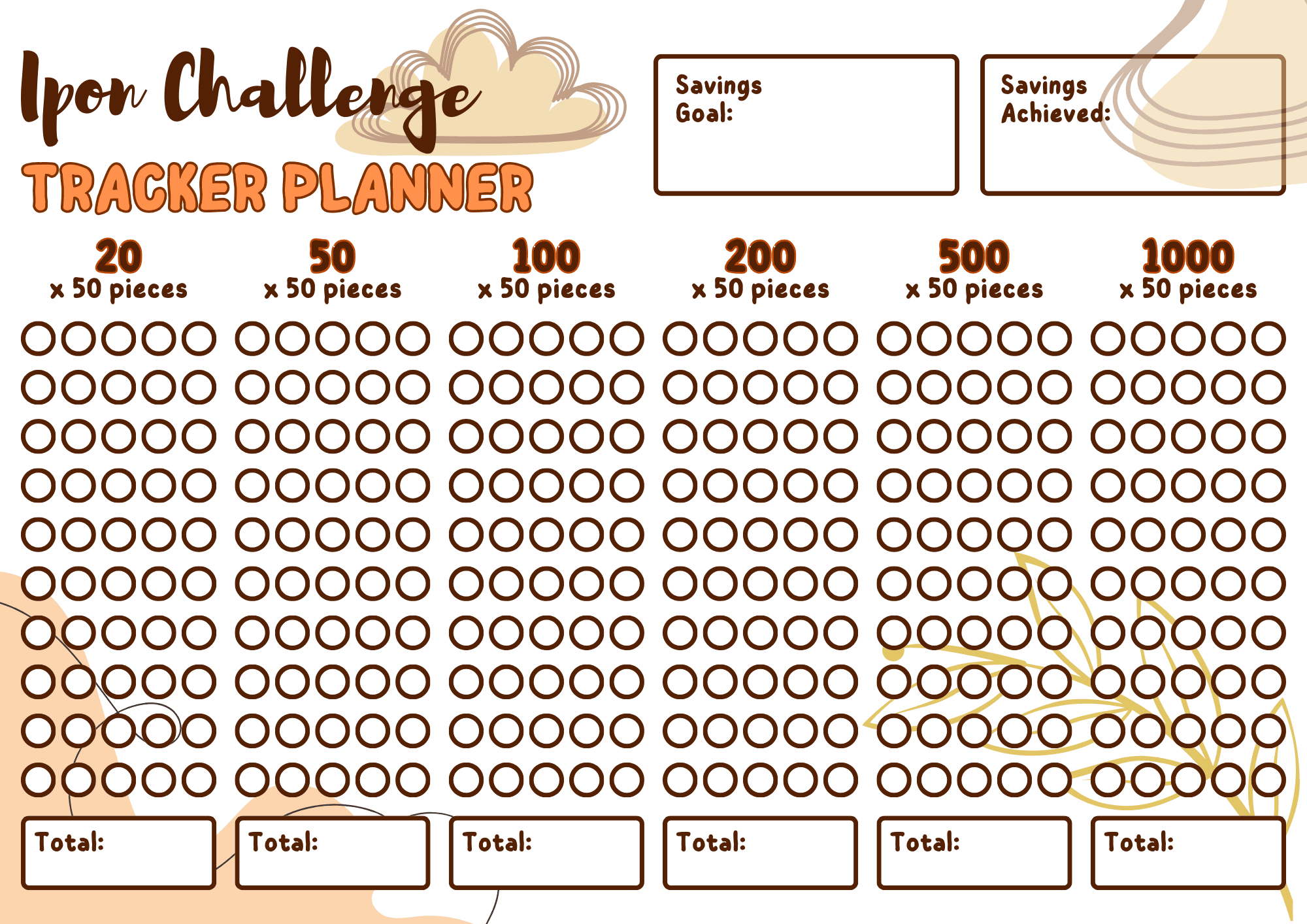 Ipon Challenge Printablevangzdizon28 - Raket.ph throughout Ipon Challenge Chart Printable