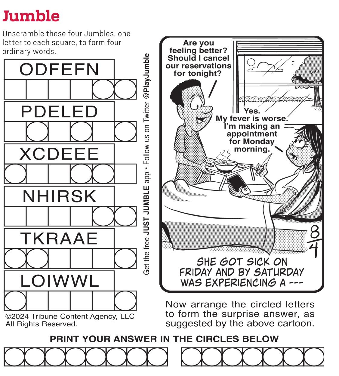 Jumble - Puzzles within Free Printable Jumble Puzzles With Answers