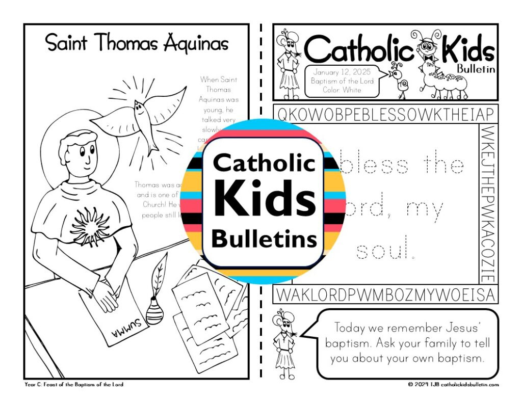 Kids Can Learn At Mass With Free Bulletins - Catholic Kids Bulletin within Free Printable Childrens Church Bulletins