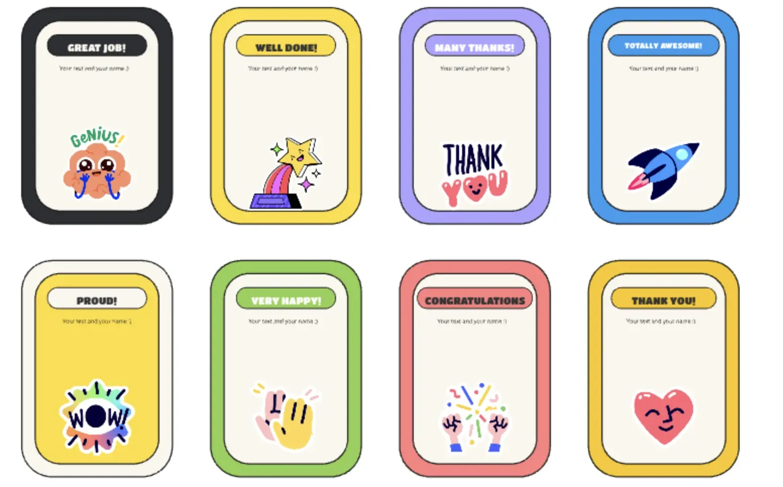 Kudos Template | Miroverse in Free Kudos Template