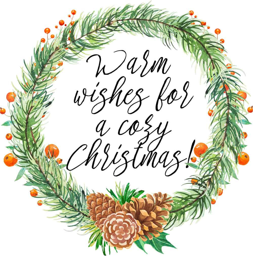 Last Minute Christmas Gift: Blanket With Printable Gift Tag inside Wishing You A Warm And Cozy Christmas Free Printable