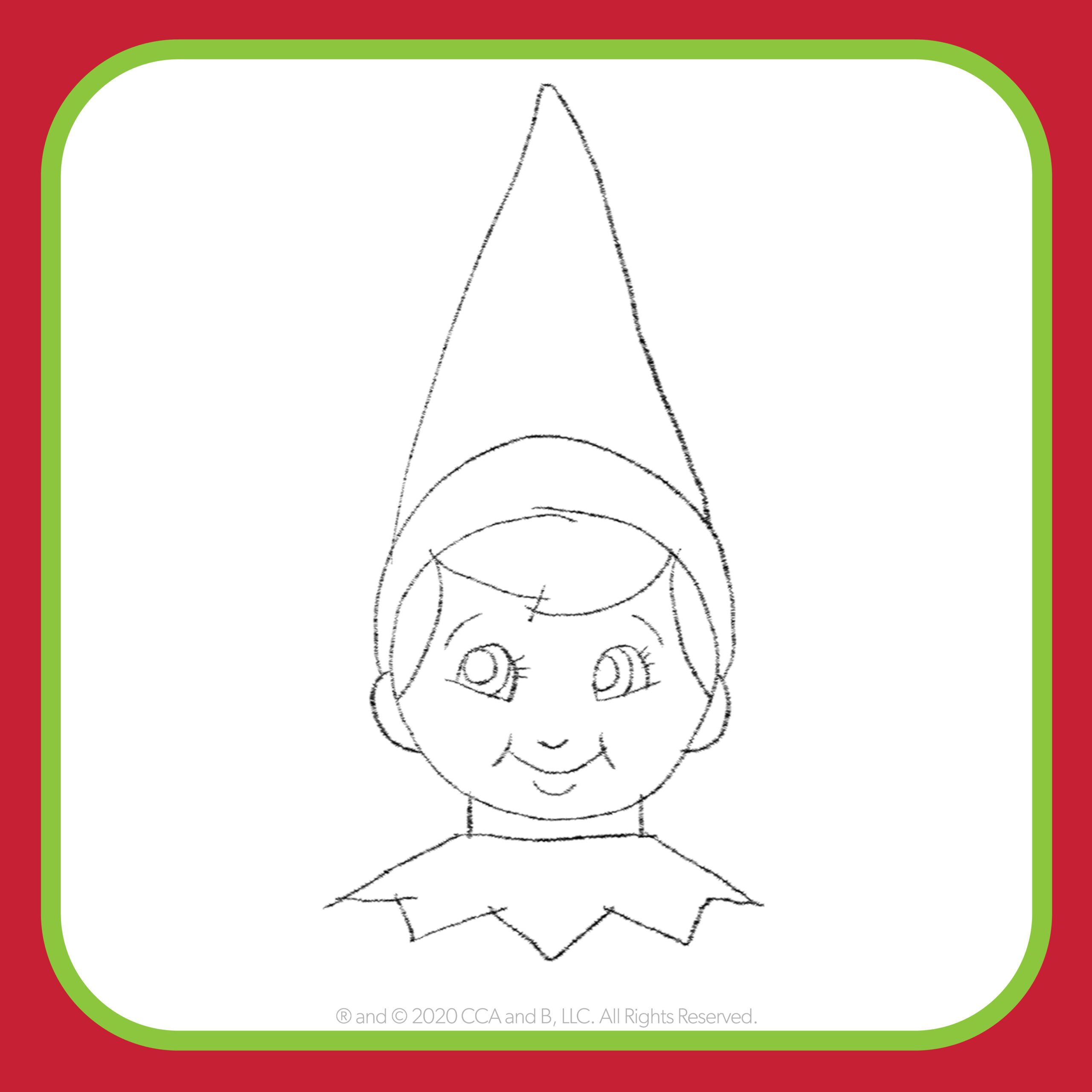 Learn How To Draw The Elf On The Shelf® | The Elf On The Shelf throughout Printable Elf On The Shelf Face