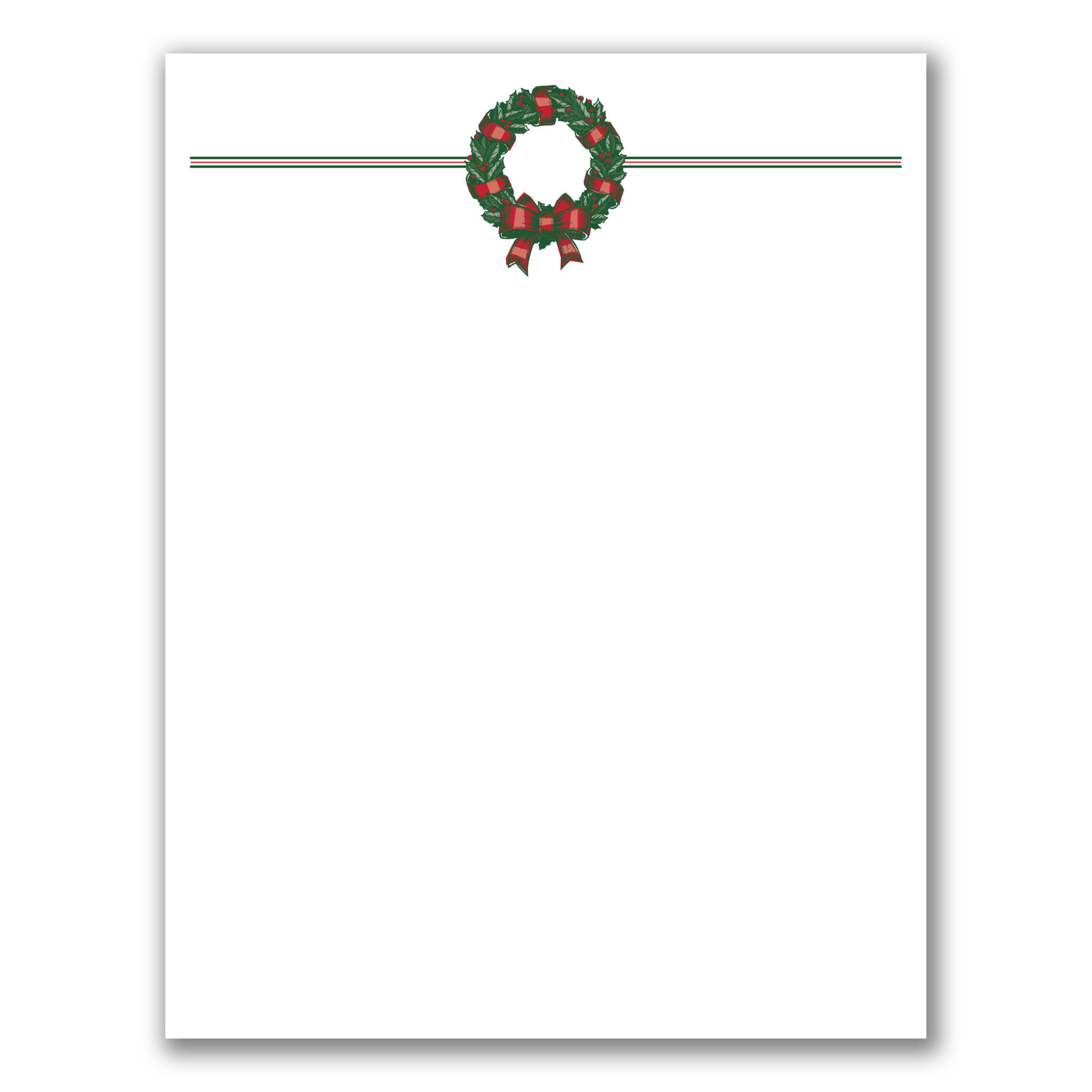 Lthd-5 Personalized Christmas Stationery - Copycat Printing regarding Christmas Letterhead Printable