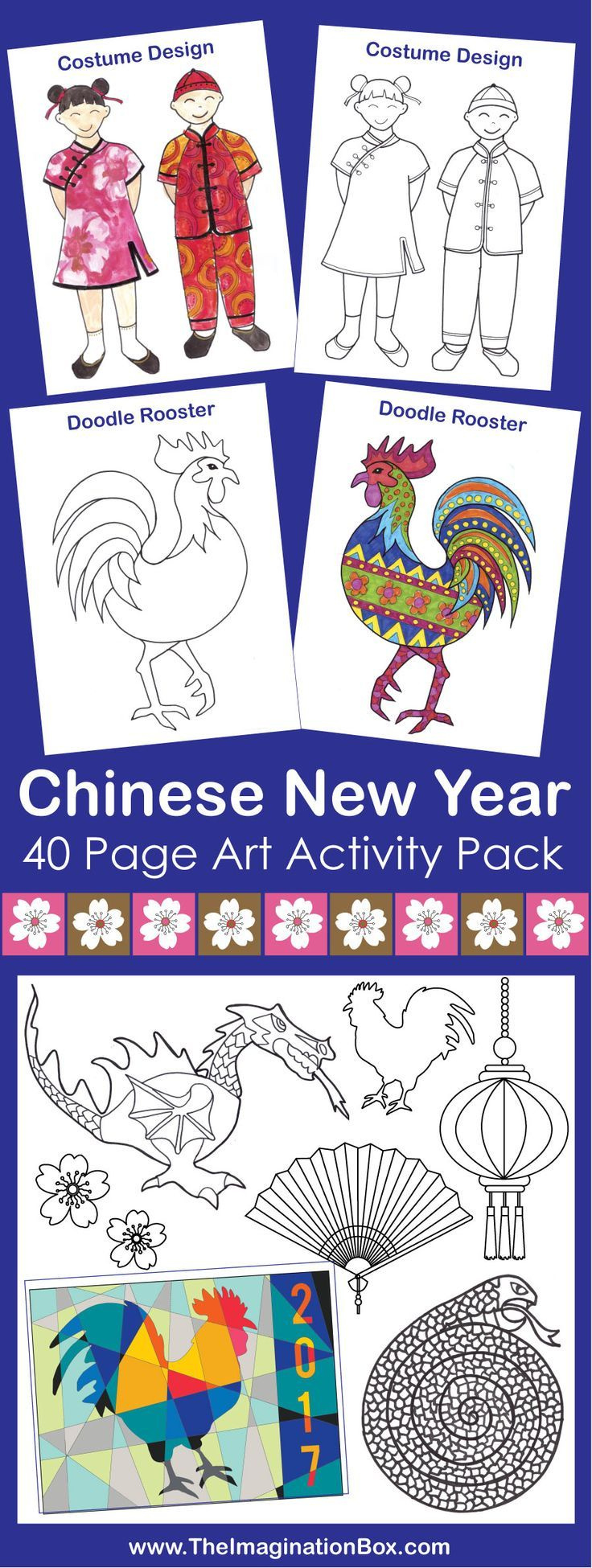 Lunar New Year 2026 Coloring Pages &amp;amp; Art Activities, Chinese New throughout Chinese New Year 2026 Activities For Kids Printable