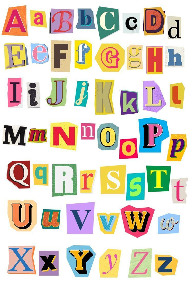 Magazine Letters A-Z | Scrapbook Printing, Scrapbook Fonts with regard to Free Printable Scrapbook Letters Alphabet