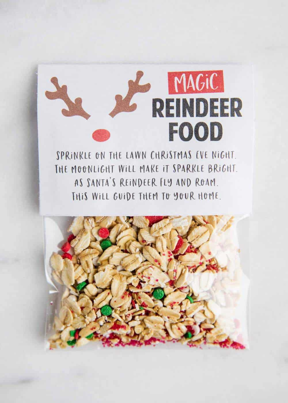 Magic Reindeer Food (+ Free Poem Printable!) - I Heart Naptime in Reindeer Food Printable Free Download