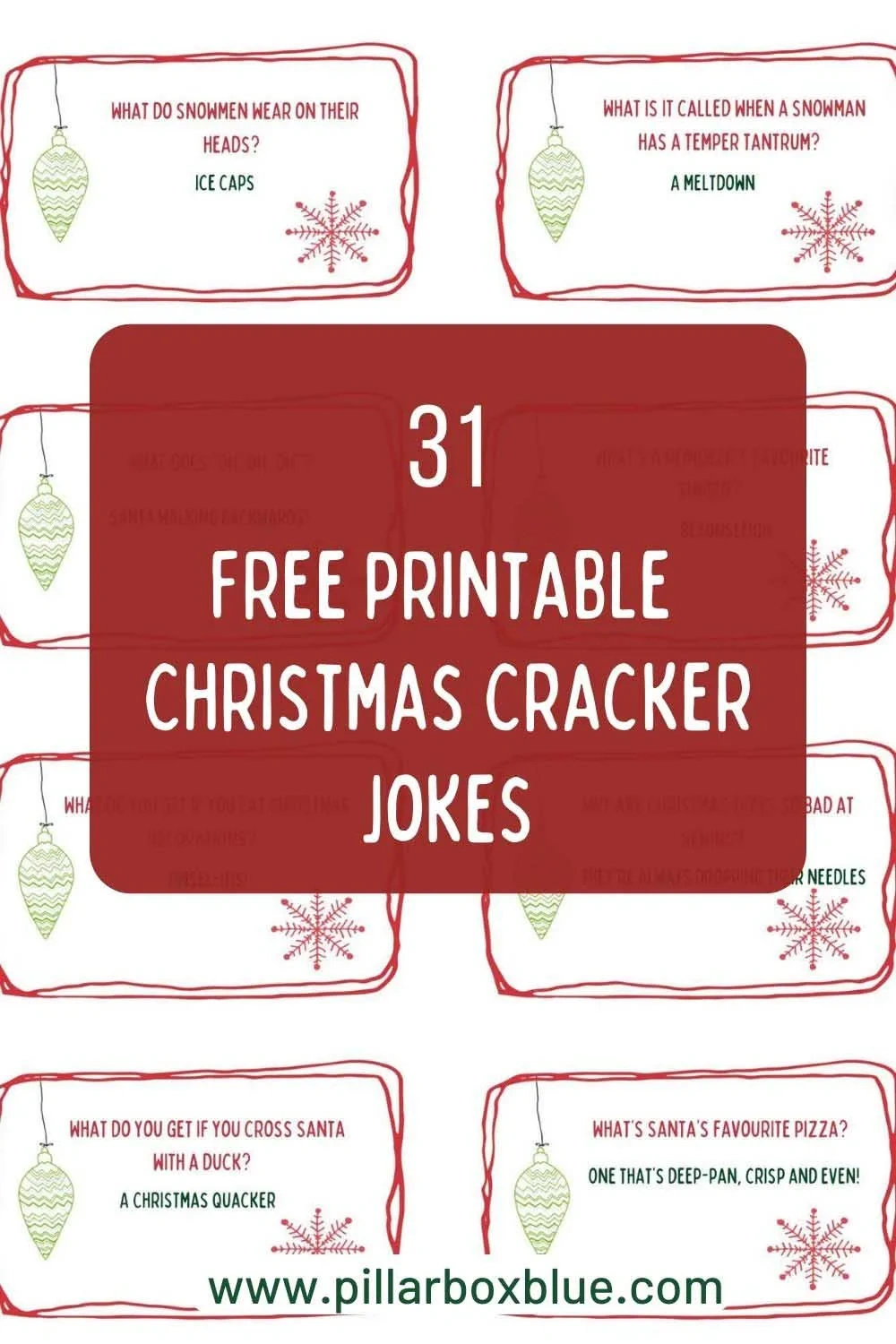 Make Your Own Christmas Crackers With Printable Cracker Jokes with regard to Christmas Cracker Jokes Printable Free