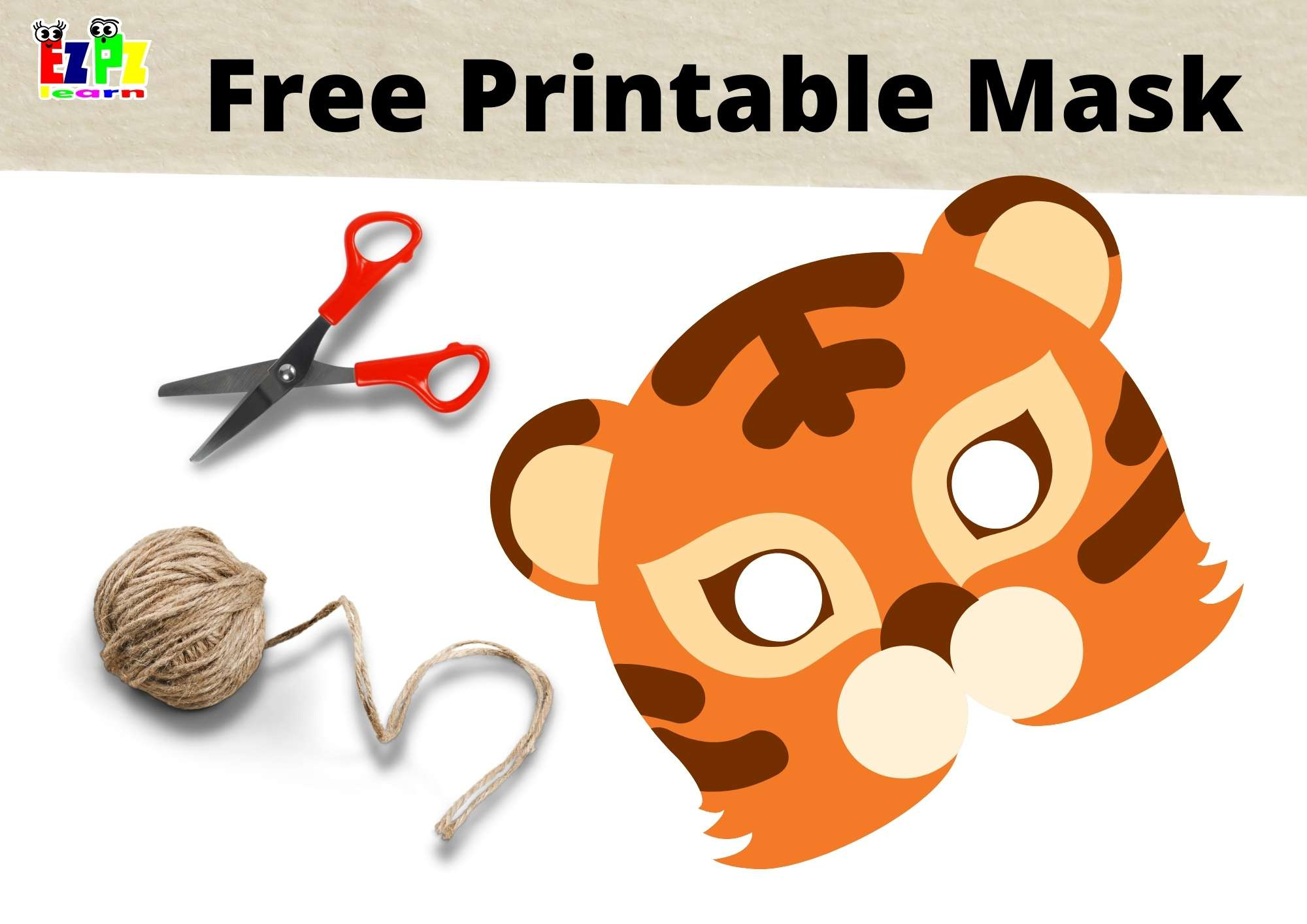 Mask 2 Lunar New Year - Ezpzlearn pertaining to New Year Mask Printable