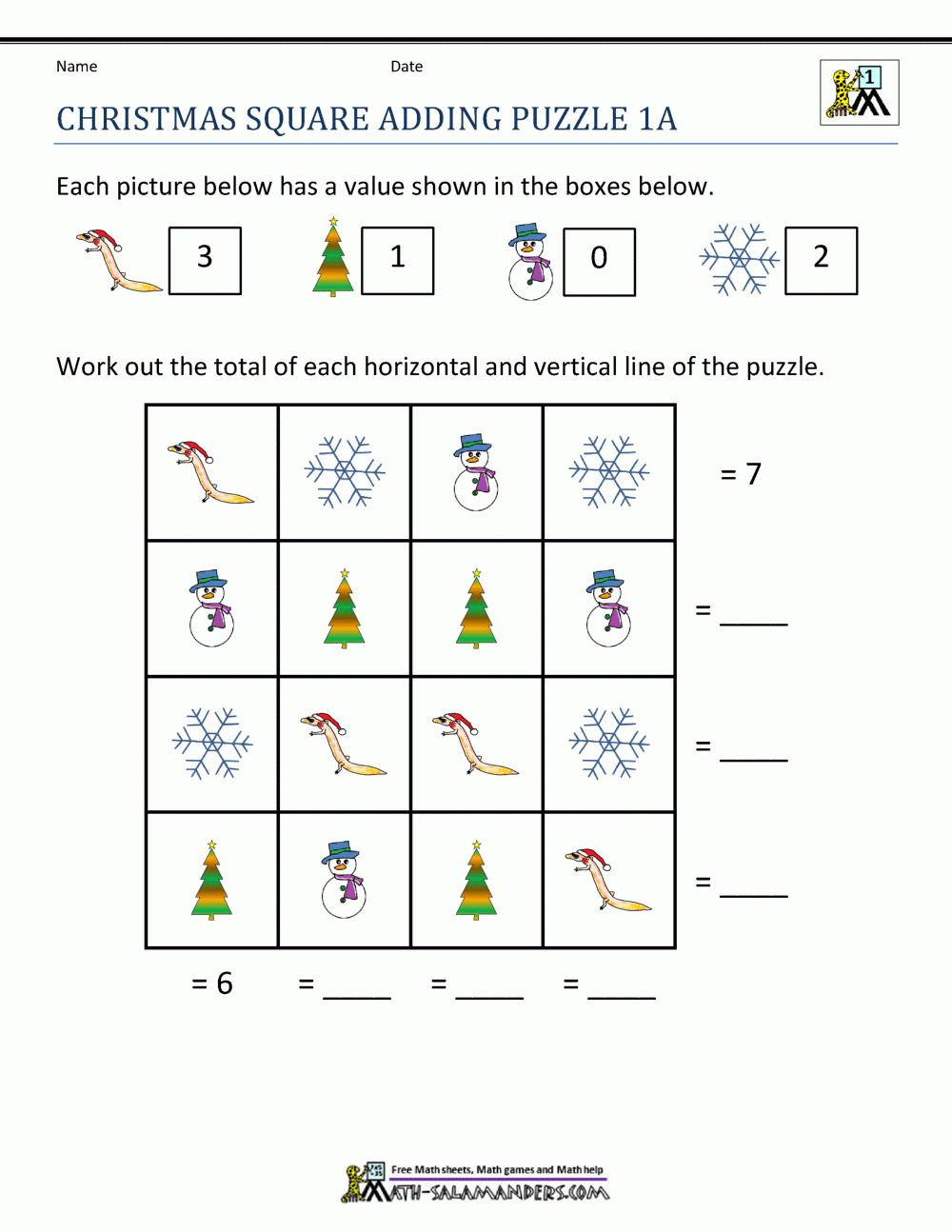 Math Christmas Worksheets First Grade regarding Christmas Addition Worksheets