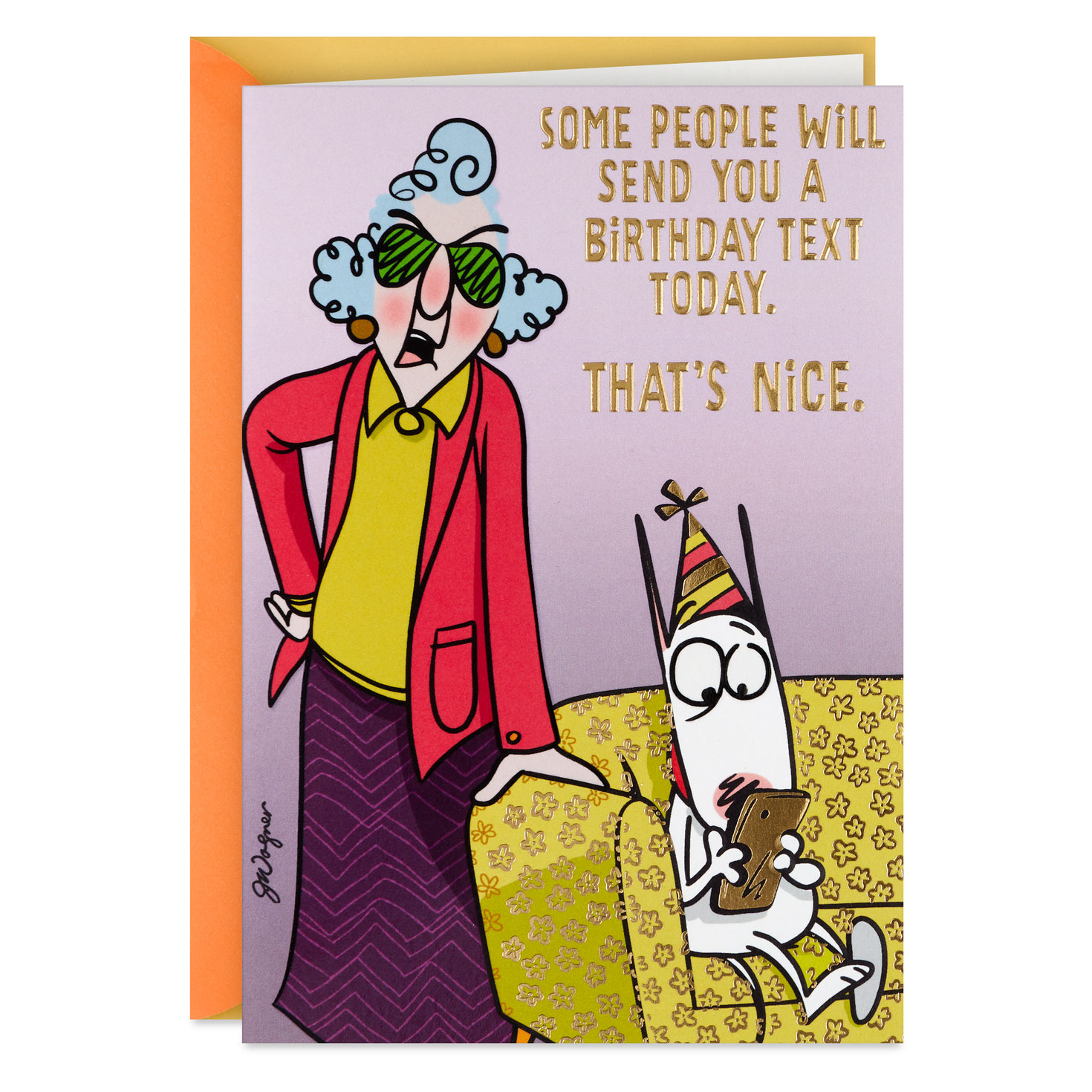 Maxine™ You Get A Card, Dammit Funny Birthday Card - Greeting with regard to Free Printable Maxine Cartoons