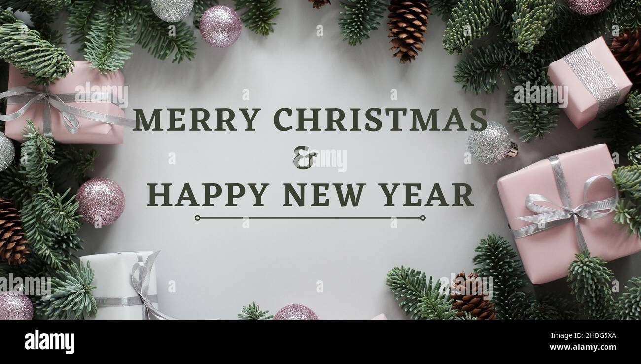 Merry Christmas And Happy New Year Banner Images, Background For within Merry Christmas And Happy New Year Banner Printable Free