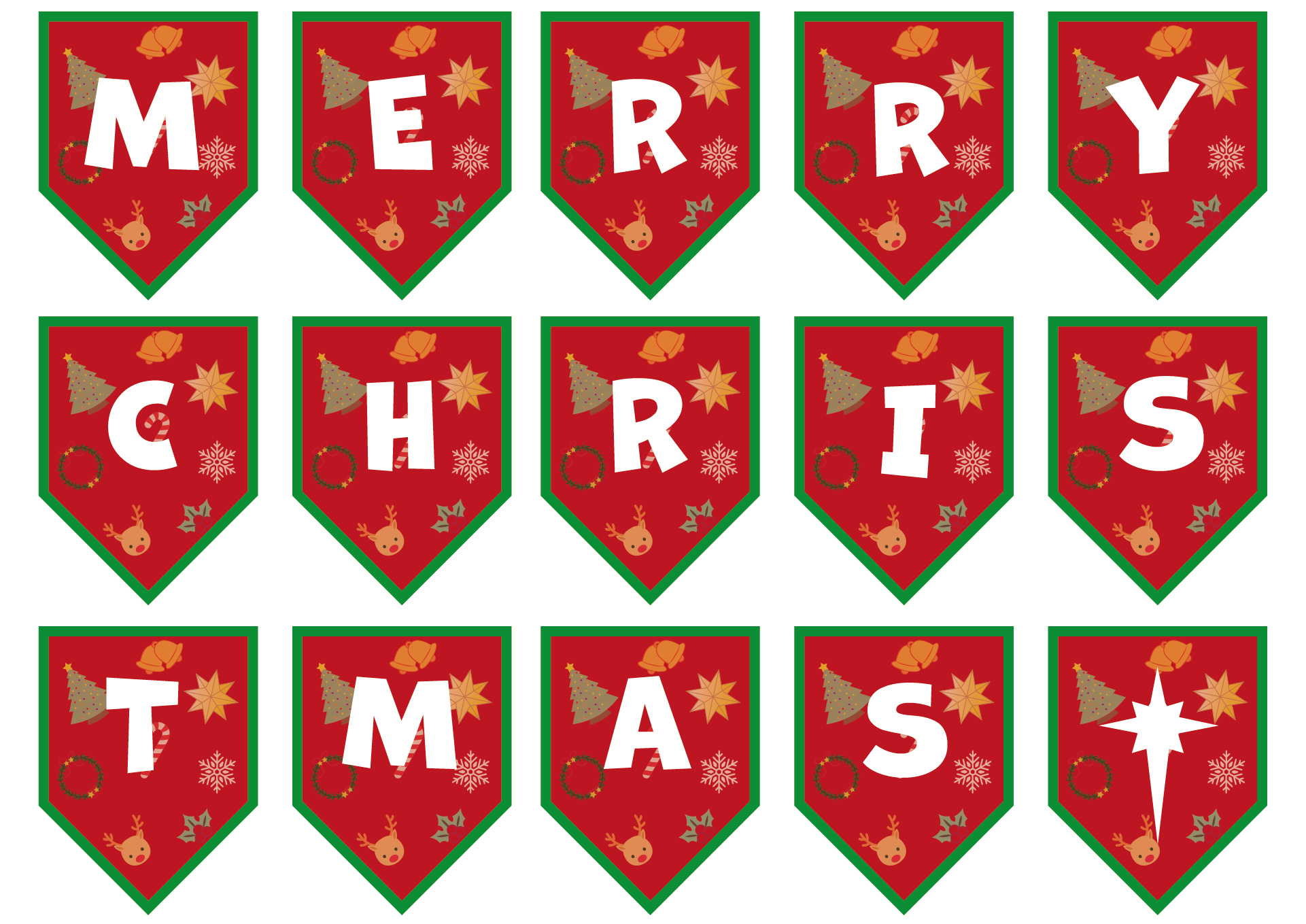 Merry Christmas Lettering - 15 Free Pdf Printables | Printablee for Merry Christmas Lettering Printable