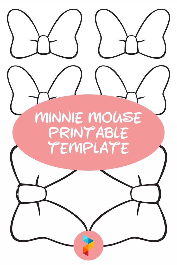 Minnie Mouse Template - 15 Free Pdf Printables | Printablee intended for Free Printable Minnie Mouse Bow Template