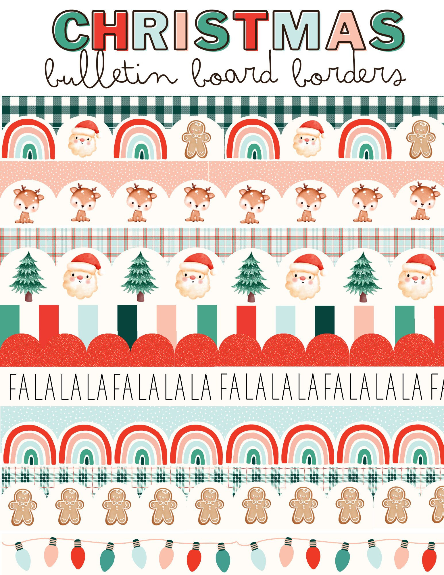 Modern Christmas Bulletin Board Borders with regard to Printable Christmas Borders For Bulletin Boards