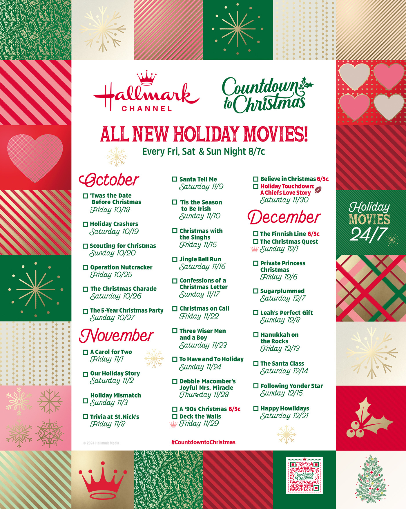 Movie Guide - Countdown To Christmas 2024 | Countdown To Christmas with regard to Printable List of Hallmark Christmas Movies