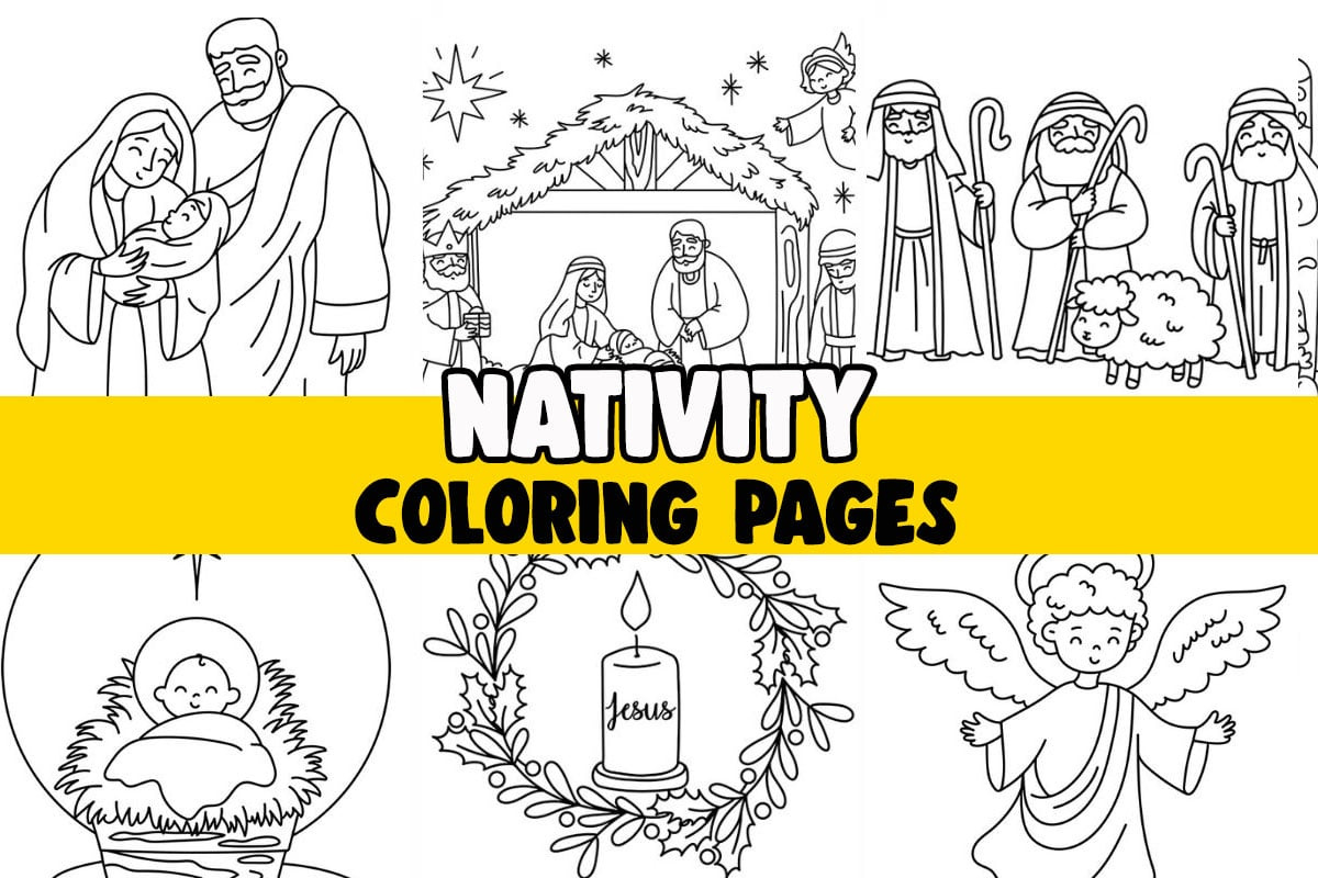 Nativity Coloring Pages (Free Printables) - The Best Ideas For Kids pertaining to Nativity Coloring Pages Printable