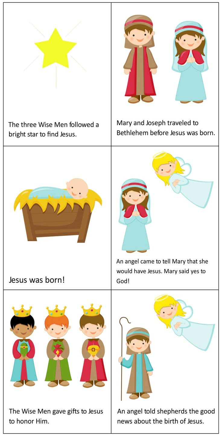 Nativity Story Book - 10 Free Pdf Printables | Printablee in Printable Christmas Story For Preschoolers