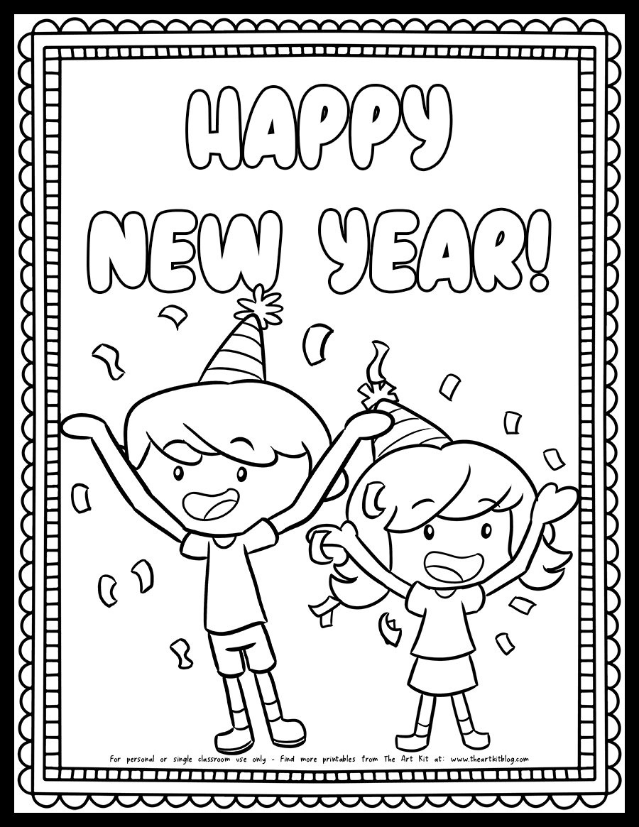 New Year Archives - The Art Kit throughout New Year Printables