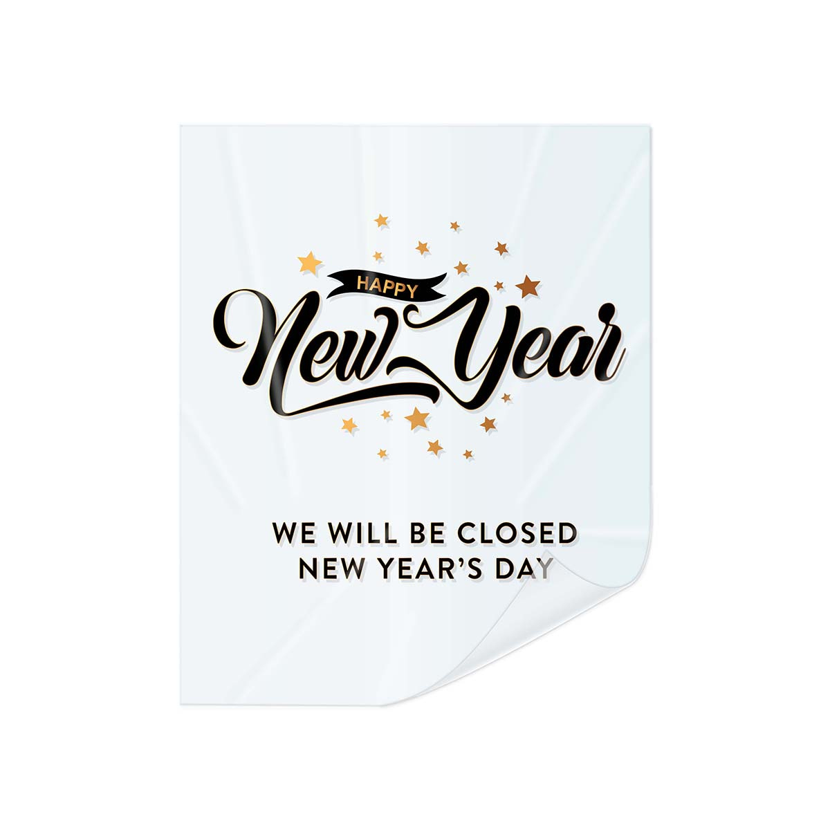 New Year'S Day 2024 Sign Templates | Free Printable Signs!! throughout Free Printable Closed For New Years
