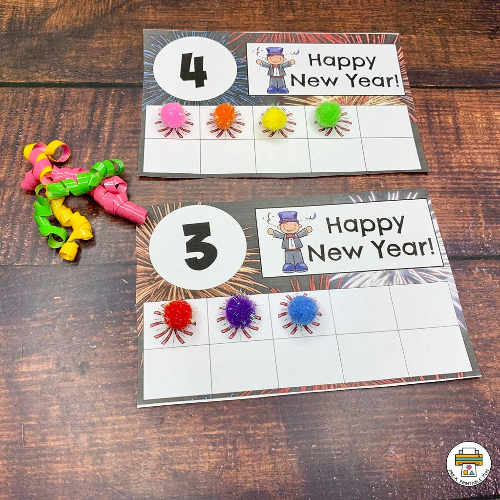 New Year&amp;#039;S Eve Activities For Preschoolers - Pre-K Printable Fun in New Year Preschool Printables