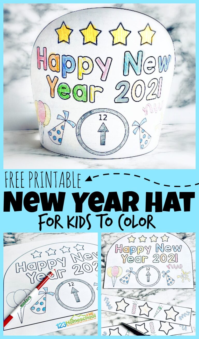 New Years Eve Kids Activities within New Years Free Printables