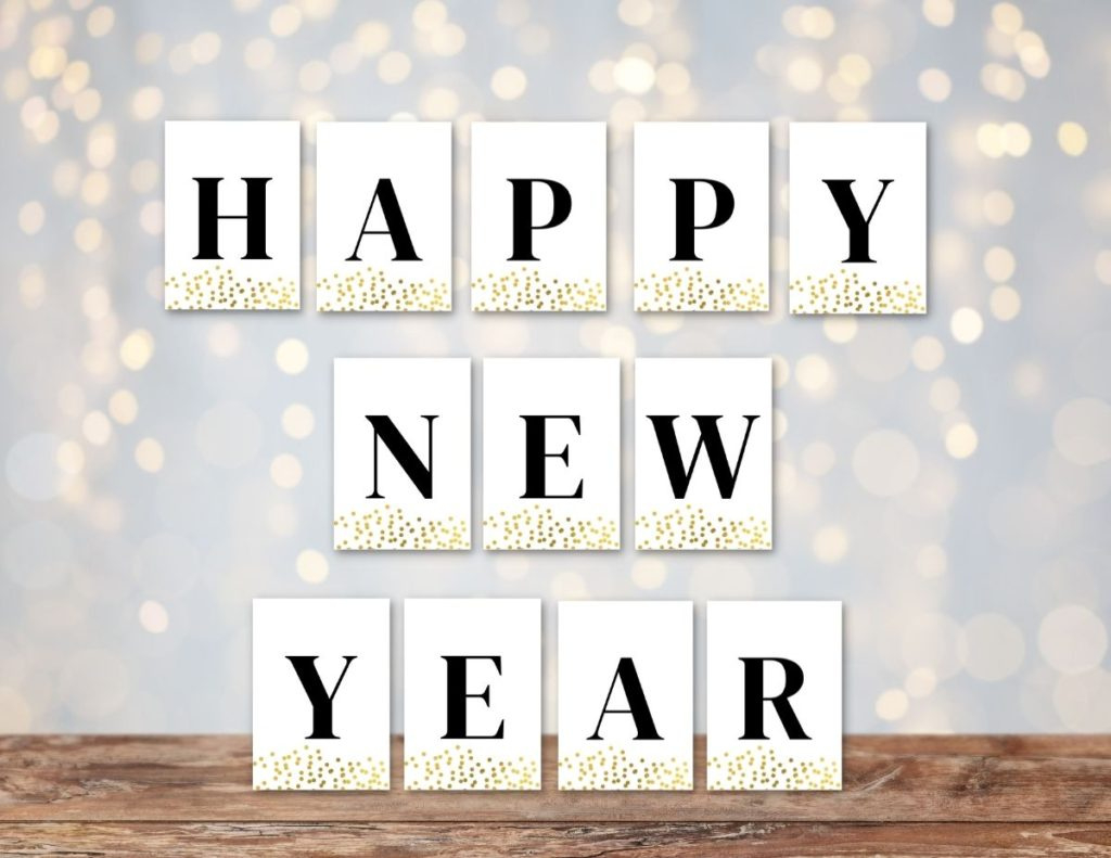 New Year&amp;#039;S Eve Party Free Printables (Black + Gold) - Originalmom in Free Printable Happy New Year Images