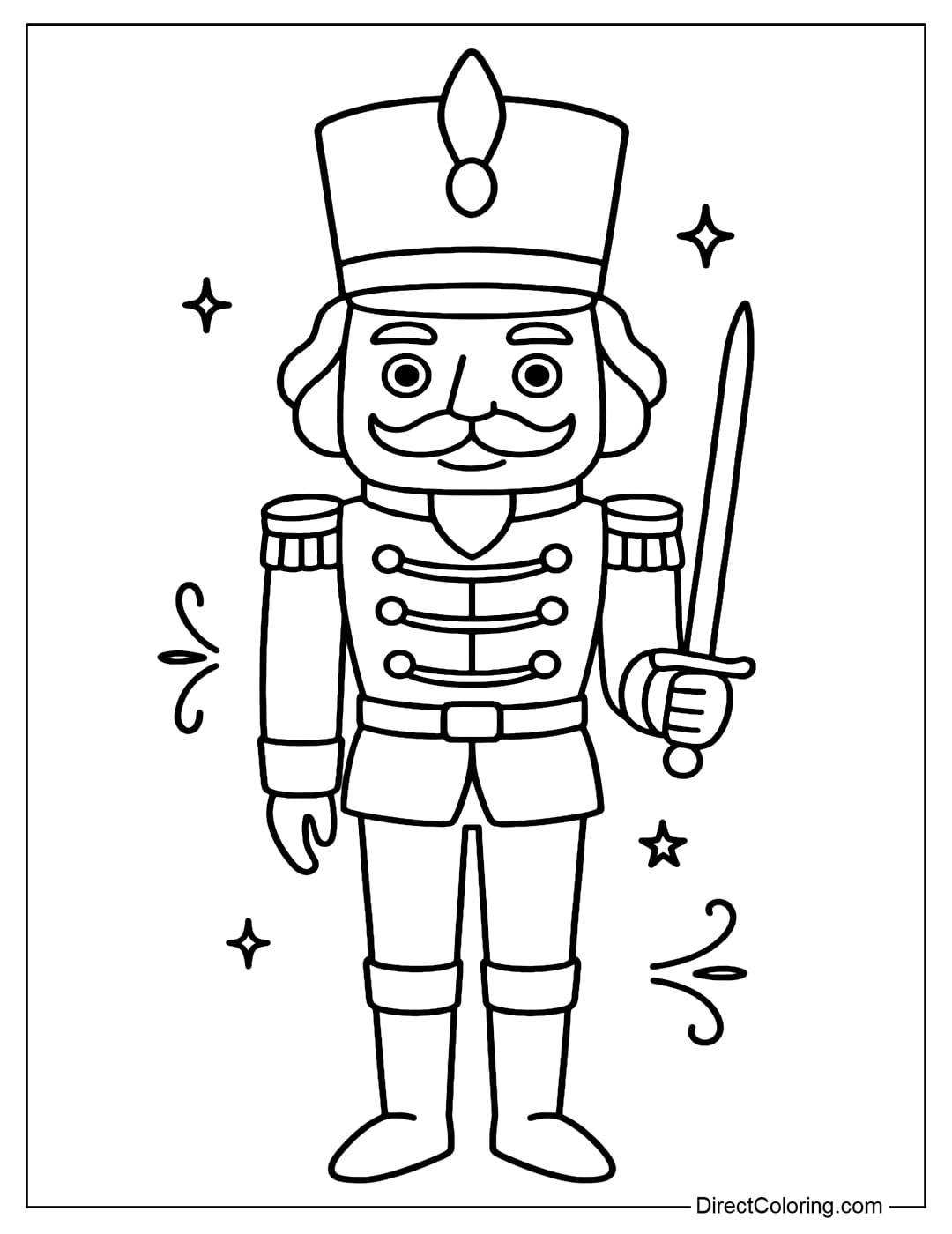 Nutcracker Coloring Pages - Free Pdf To Download And Print in Nutcracker Soldier Printable