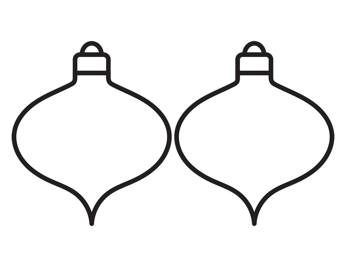 Ornament Template (Free Printable) - The Best Ideas For Kids intended for Christmas Ornaments Outline Printable
