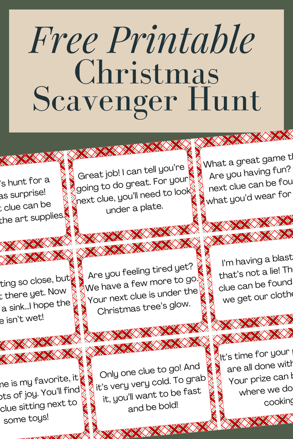 Our 2023 Christmas Scavenger Hunt – Love & Renovations with Free Printable Christmas Scavenger Hunt For Adults