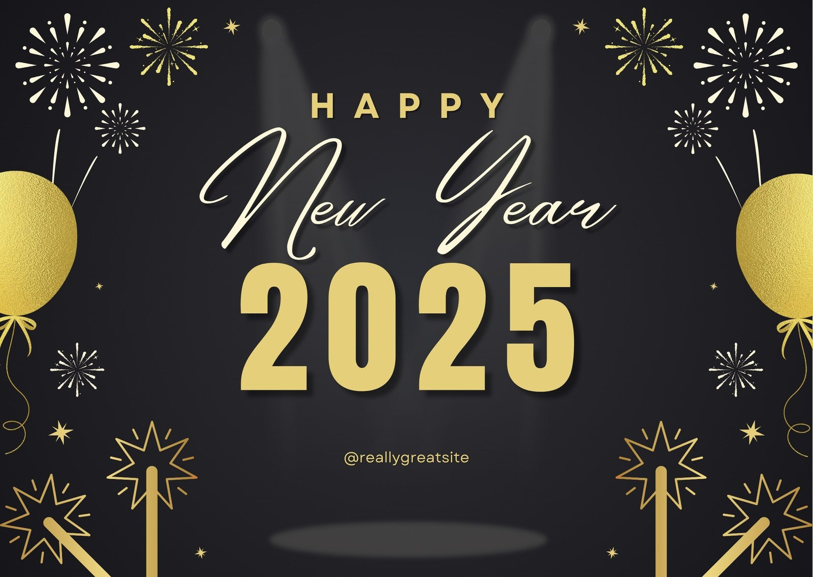 Page 11 - Free Printable, Customizable New Year Card Templates | Canva with Happy New Year Printable Cards