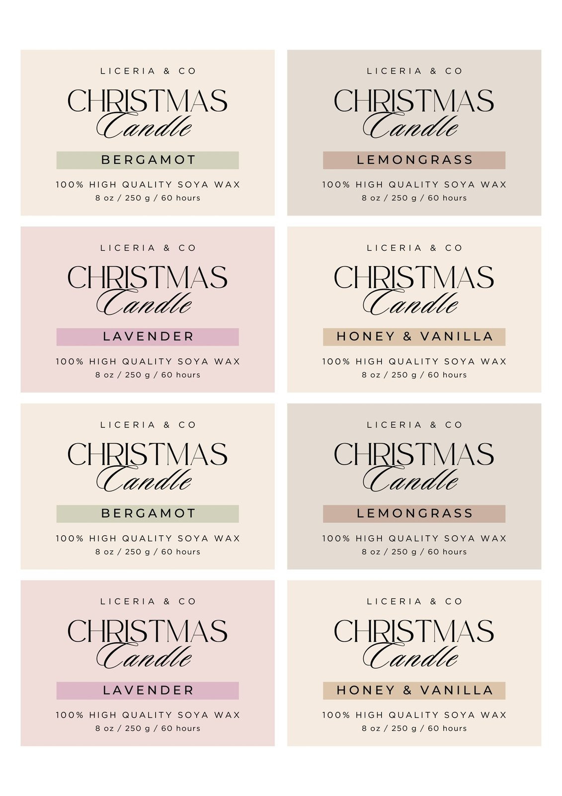 Page 2 - Free And Customizable Christmas Templates in Christmas Candle Template Printable