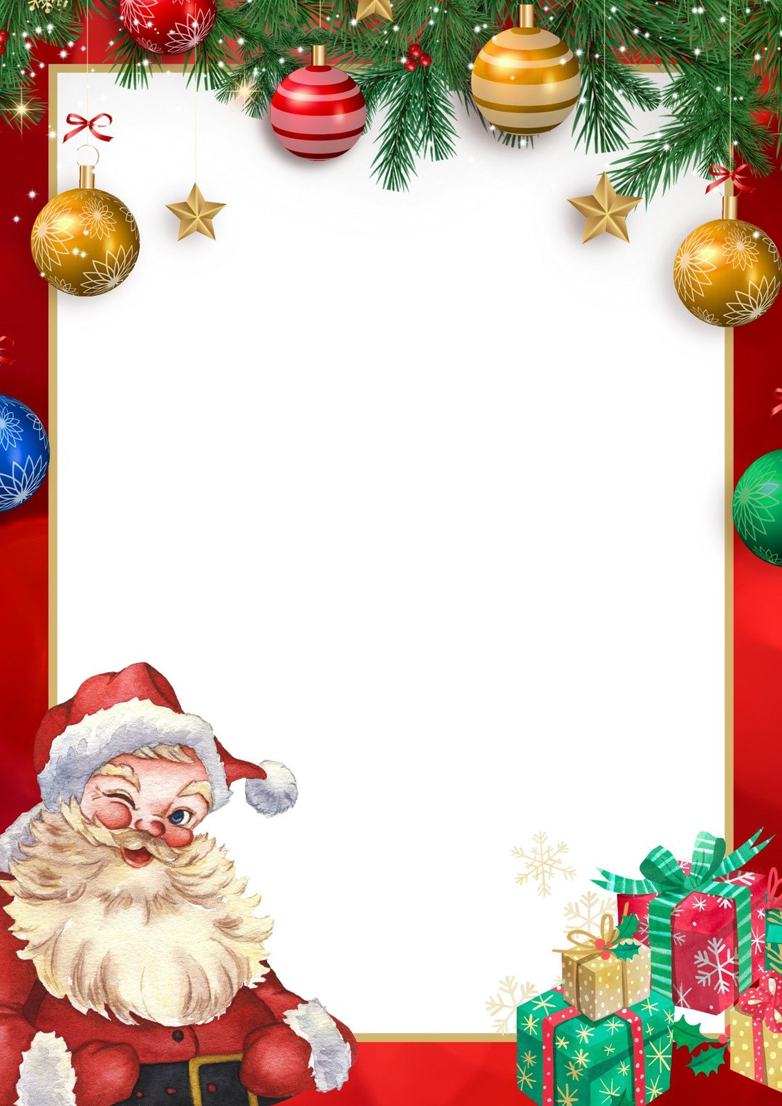 Page 2 - Free Customizable Christmas Page Border Templates | Canva pertaining to Free Christmas Border Templates