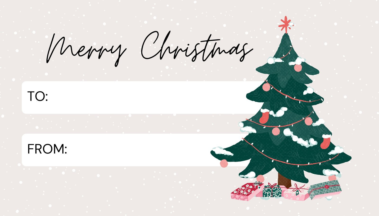 Page 4 - Free And Customizable Holiday Gift Tag Templates | Canva in Christmas Card Tag Printable