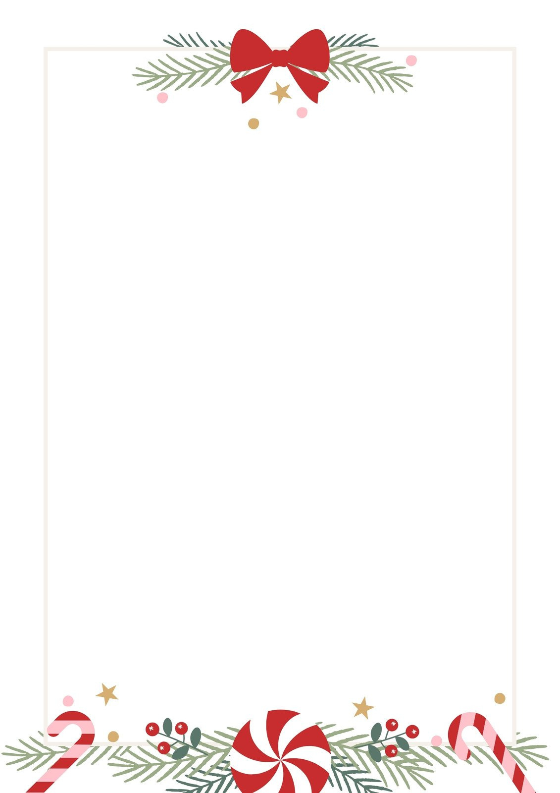 Page 5 - Free And Customizable Christmas Templates regarding Christmas Document Template Free