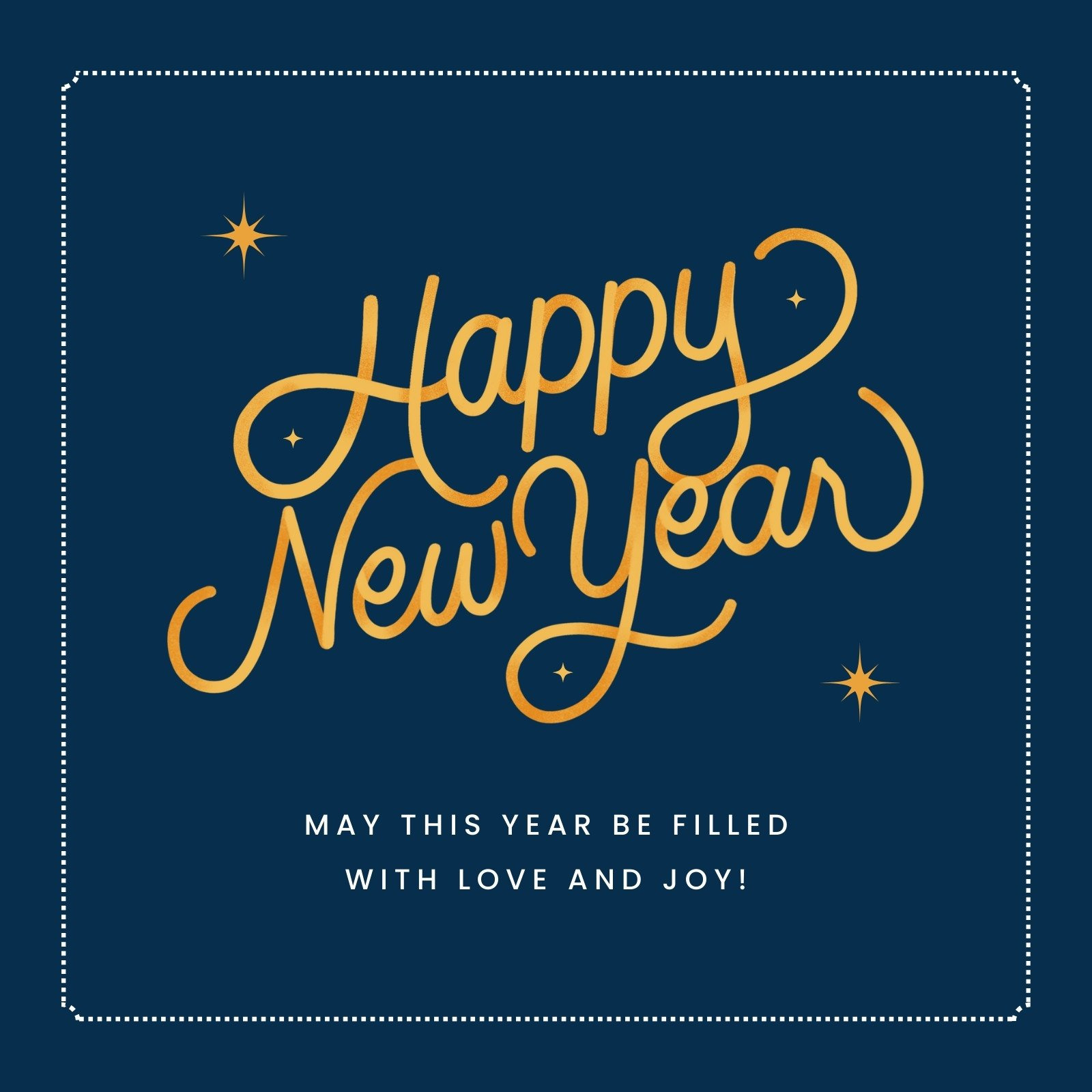 Page 6 - Free Printable, Customizable New Year Card Templates | Canva in Free Printable New Year Cards