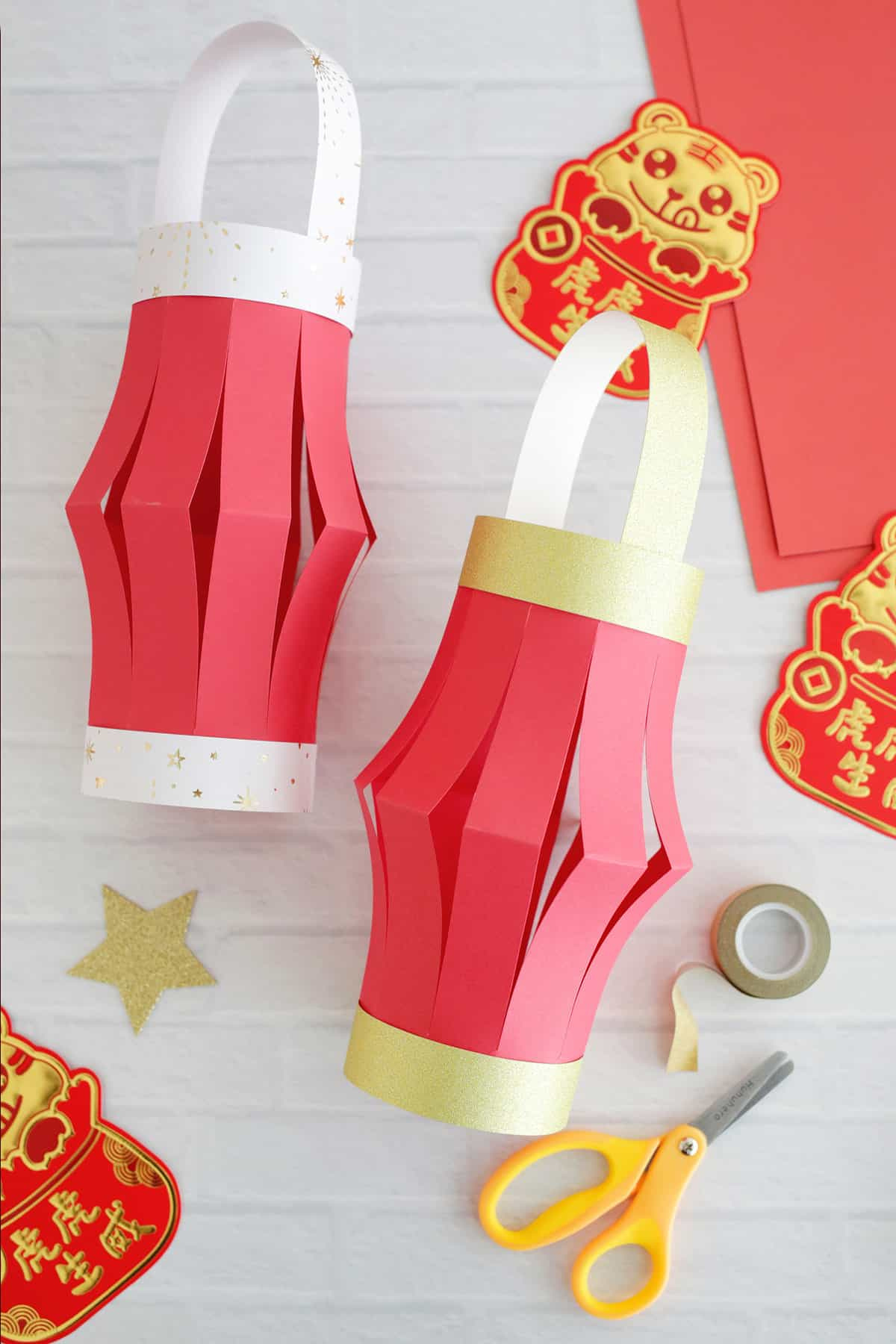 Paper Lantern Craft - Childhood Magic with regard to Chinese New Year Crafts Free Printable