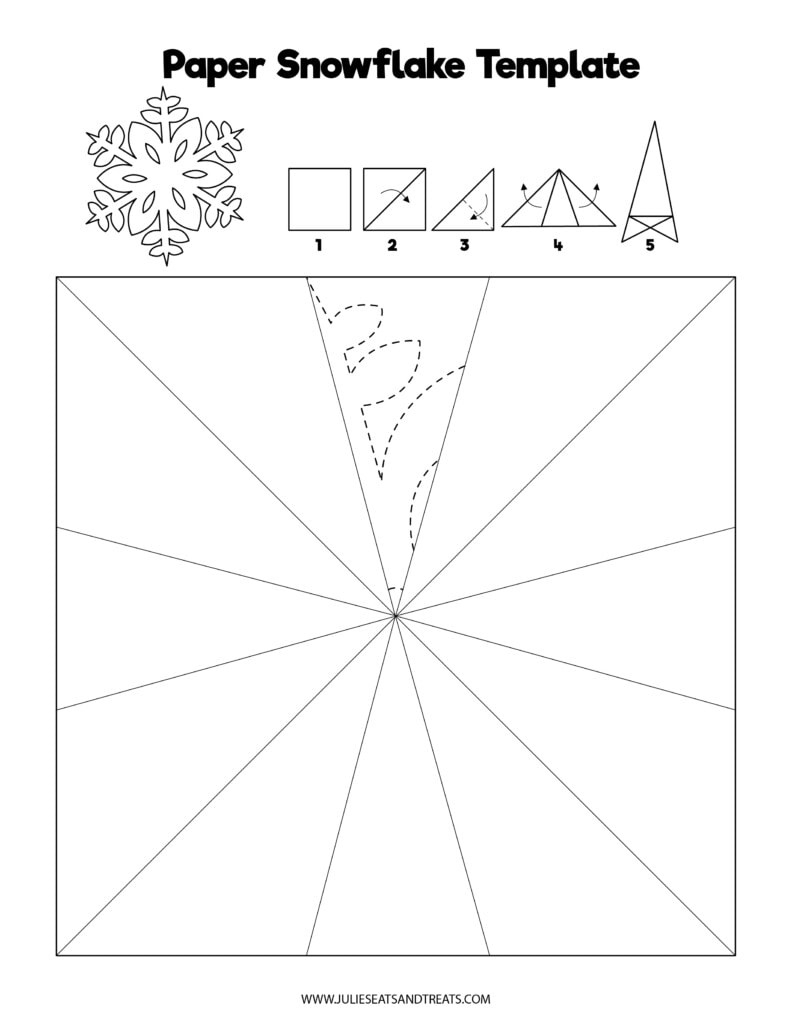 Paper Snowflake Templates - {Free Templates!} Kids Activity Zone throughout Snowflake Template Printable