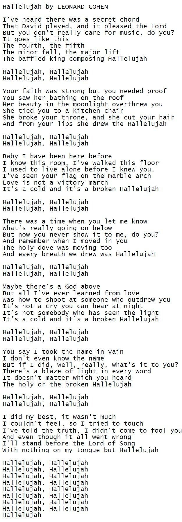 Pin Page - Worksheets Library pertaining to Printable Lyrics To Christmas Hallelujah