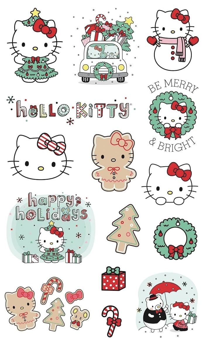 Pinangelina Martinez On Sanrio | Hello Kitty Christmas, Hello inside Printable Hello Kitty Christmas