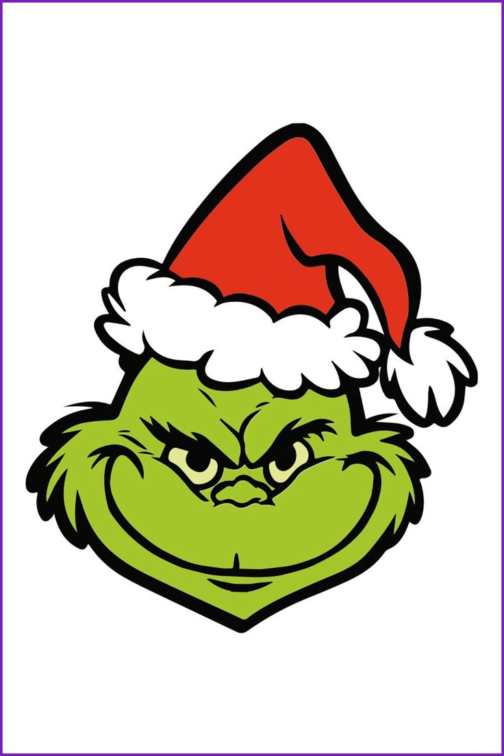 Pinjhenyffer Chuquispuma Padilla On Navidad | Grinch Images pertaining to Grinch Face Printable Template