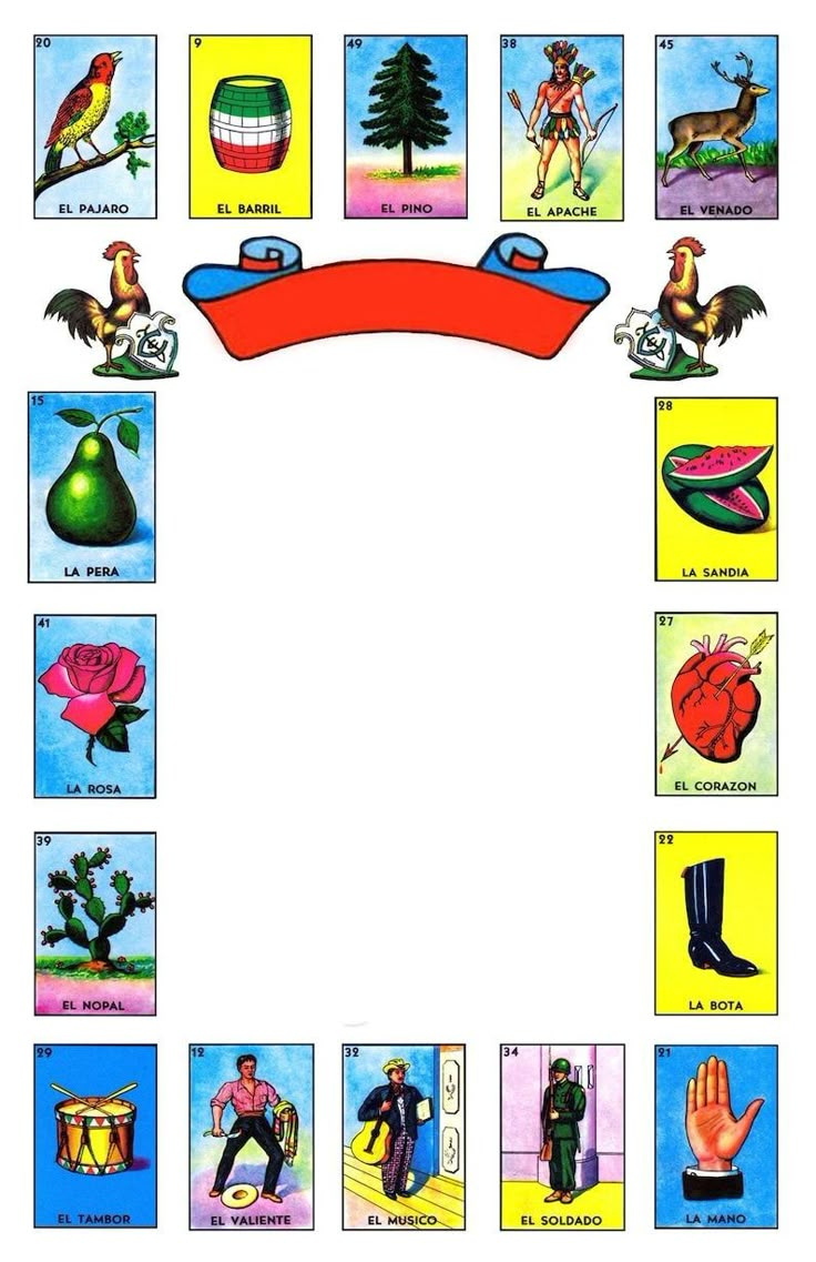 Pinnayeli De Chávez On Bodas | Loteria Cards, Card Template with Free Printable Blank Loteria Template
