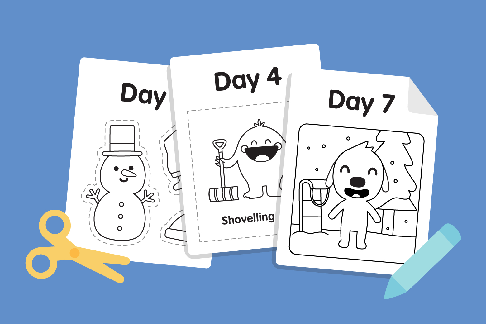 Playing | Sago Mini Printables with regard to Winter Break Activity Packet Printable