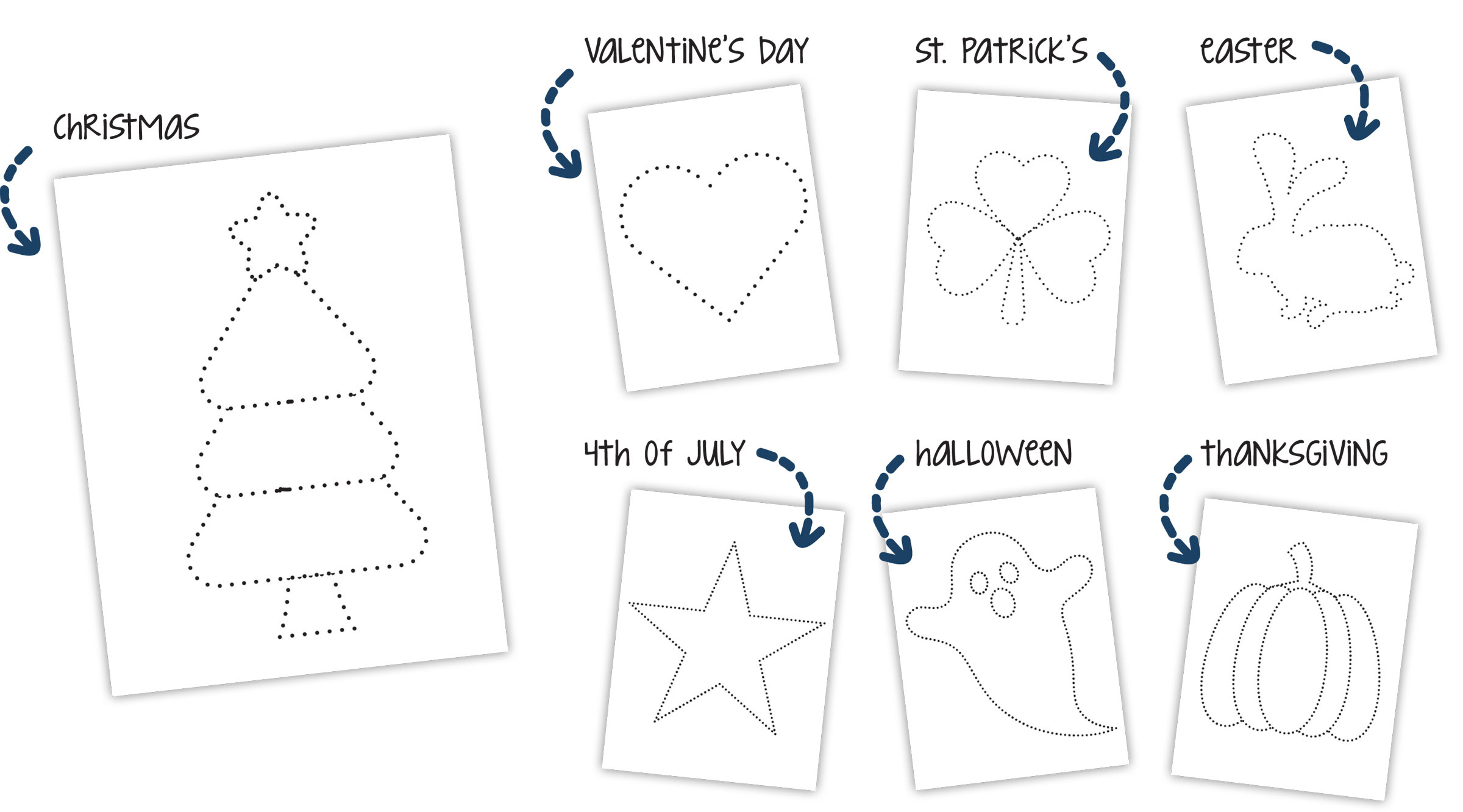 Print These Fun Pin Poke Printables For Every Holiday Of The Year regarding Christmas Push Pin Art Printable