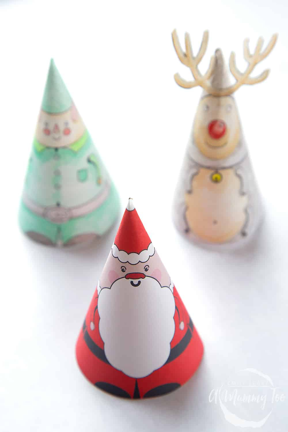 Printable 3D Christmas Decorations inside Christmas Cone Decorations Printable