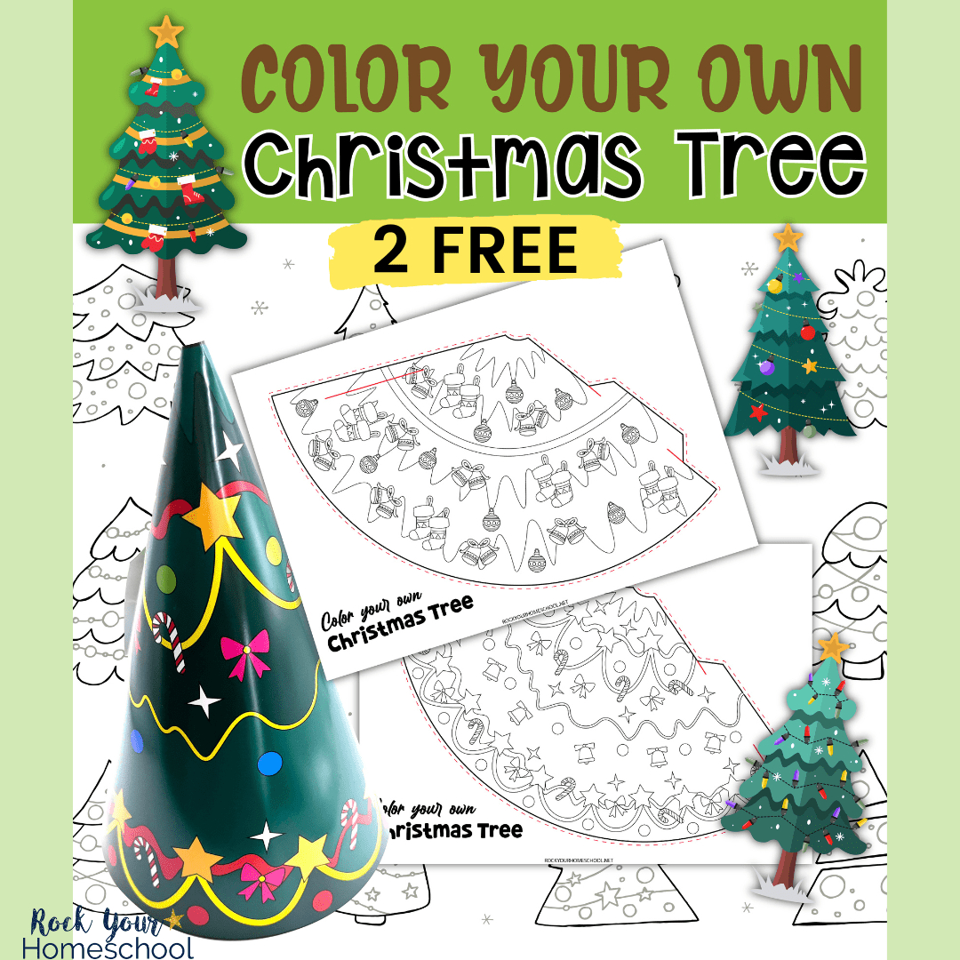 Printable 3D Christmas Tree Template For Diy Holiday Fun (2 Free with 3D Christmas Tree Template Printable
