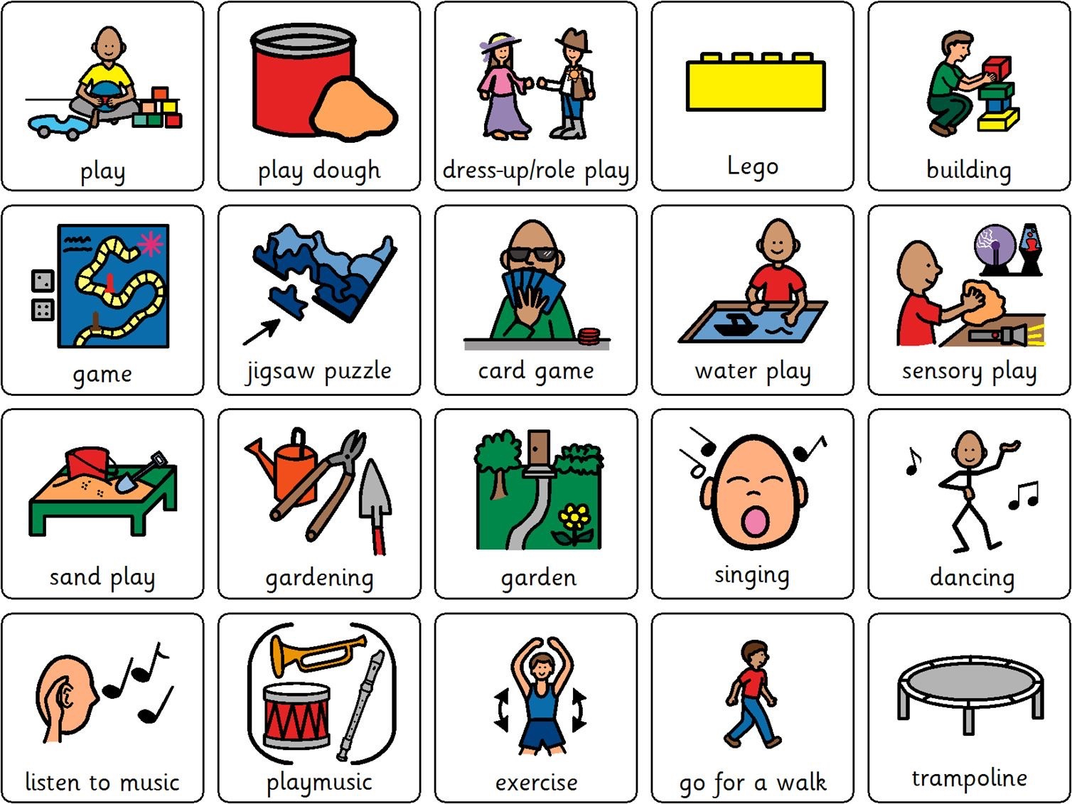 Printable Calm Down Cards Free Boardmaker Symbols To Print throughout Free Printable Boardmaker Symbols