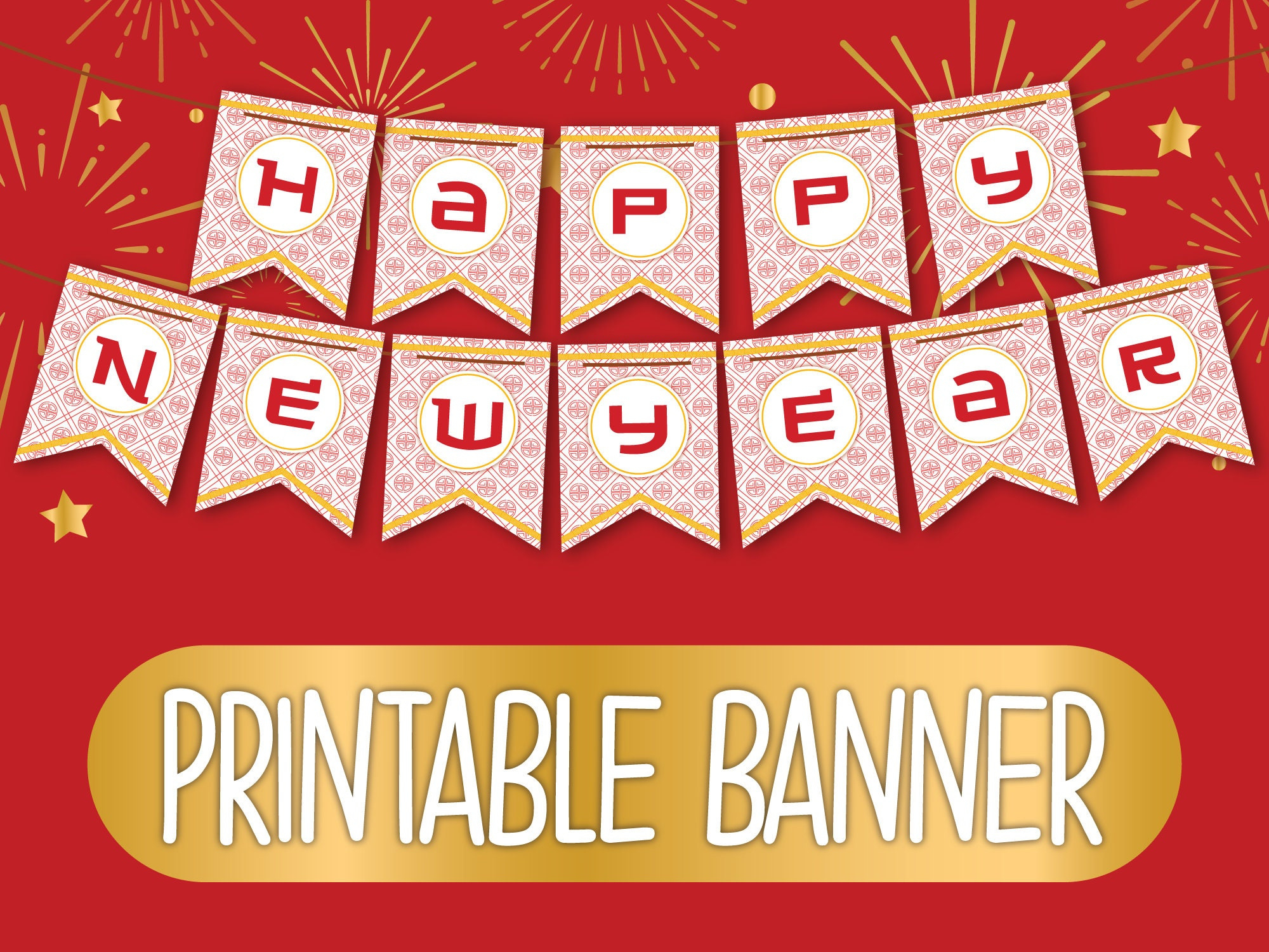 Printable Chinese New Year Banner | Printable Happy Chinese New intended for Happy Chinese New Year Banner Printable
