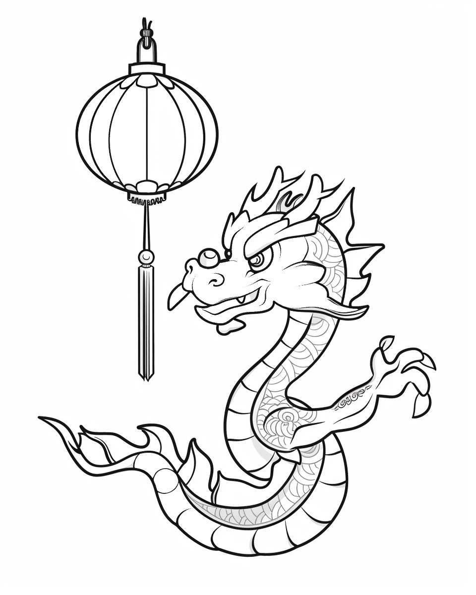 Printable Chinese New Year Coloring Pages intended for Chinese New Year Coloring Pages 2026 Printable