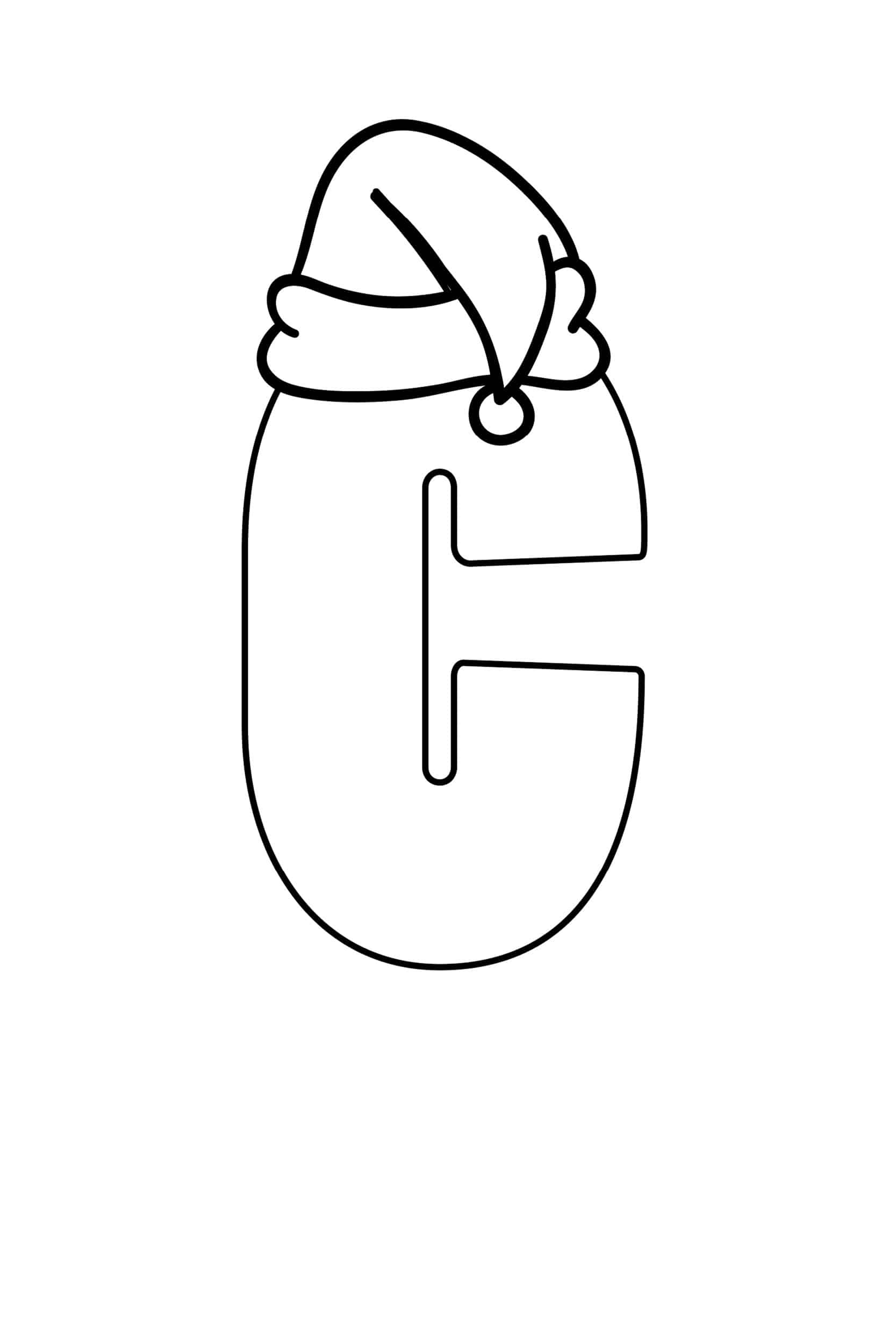 Printable Christmas Bubble Letter C throughout Christmas Bubble Letters Printable